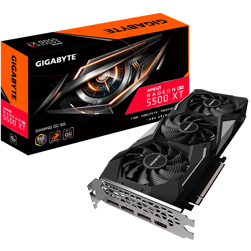 Gigabyte Radeon RX 5500 XT GAMING OC 8G